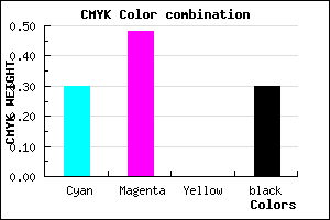 #7C5CB2 color CMYK mixer