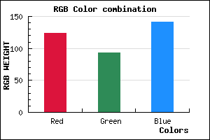 rgb background color #7C5D8D mixer