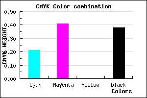 #7C5D9D color CMYK mixer