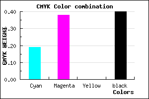 #7C609A color CMYK mixer