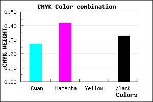 #7C63AB color CMYK mixer