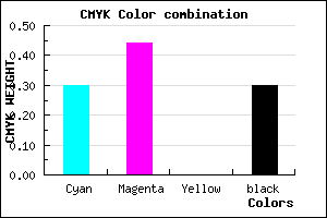 #7D65B3 color CMYK mixer