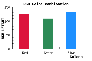 rgb background color #7D6C84 mixer