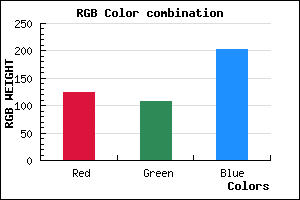 rgb background color #7D6CCA mixer