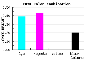 #7D75CD color CMYK mixer