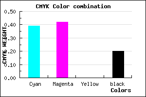 #7D76CC color CMYK mixer
