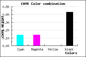 #7D7D91 color CMYK mixer