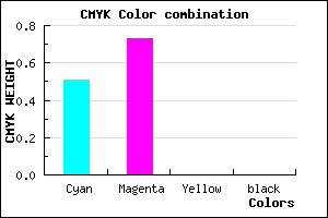 #7D44FF color CMYK mixer