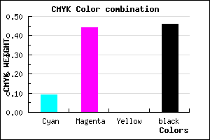 #7D4D89 color CMYK mixer
