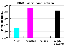 #7D4F93 color CMYK mixer