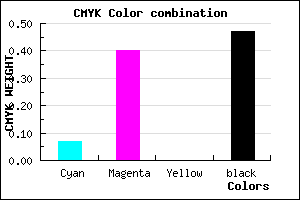 #7D5086 color CMYK mixer