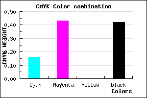 #7D5595 color CMYK mixer