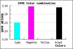 #7D5F9D color CMYK mixer