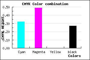 #7D5FB9 color CMYK mixer
