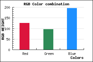 rgb background color #7D60C4 mixer