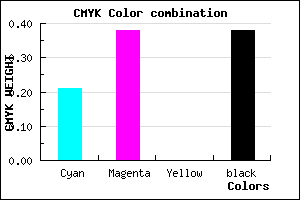 #7D629E color CMYK mixer