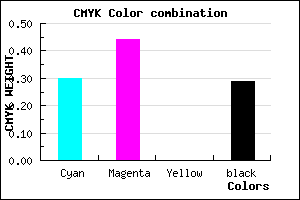 #7E64B4 color CMYK mixer