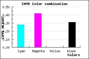 #7E65AF color CMYK mixer