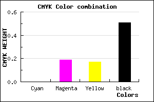 #7E6669 color CMYK mixer