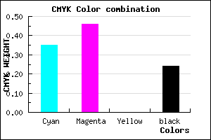 #7E69C1 color CMYK mixer