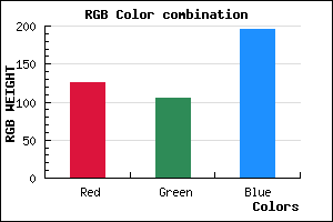 rgb background color #7E69C3 mixer