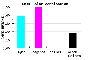 #7E69D0 color CMYK mixer
