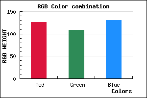 rgb background color #7E6C82 mixer