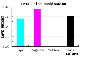 #7E6CAF color CMYK mixer