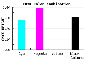 #7E6CB0 color CMYK mixer