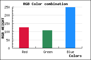 rgb background color #7E6CF8 mixer