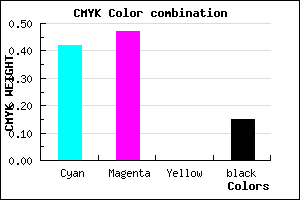 #7E72D8 color CMYK mixer