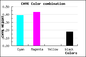 #7E77D0 color CMYK mixer