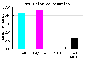 #7E77DD color CMYK mixer
