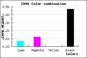 #7E7888 color CMYK mixer