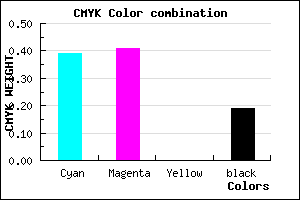 #7E7BCF color CMYK mixer
