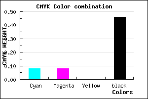 #7E7E89 color CMYK mixer
