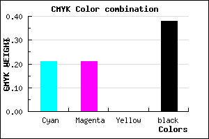 #7E7E9F color CMYK mixer