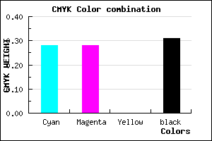 #7E7EAF color CMYK mixer