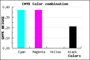 #7E7EC9 color CMYK mixer