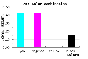 #7E7ED8 color CMYK mixer