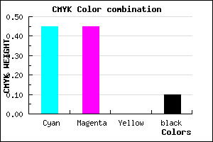 #7E7EE5 color CMYK mixer