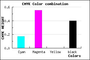#7E4498 color CMYK mixer
