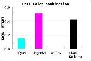 #7E4894 color CMYK mixer