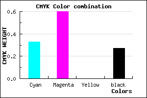 #7E4BBB color CMYK mixer