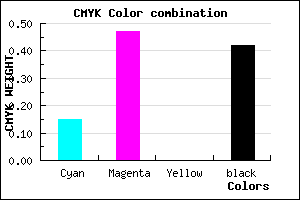 #7E4F95 color CMYK mixer