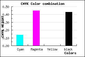 #7E5092 color CMYK mixer