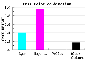#7E09D3 color CMYK mixer
