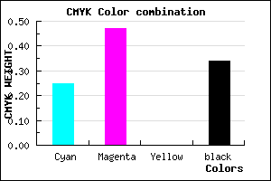 #7E5AA9 color CMYK mixer