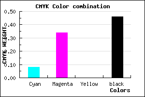 #7E5B89 color CMYK mixer