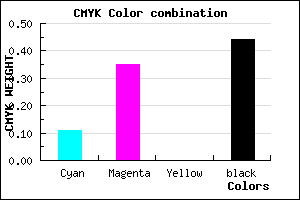 #7E5C8E color CMYK mixer